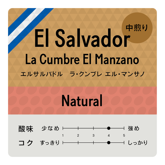 [豆] EL SALVADOR  La Cunbre/El Manzano