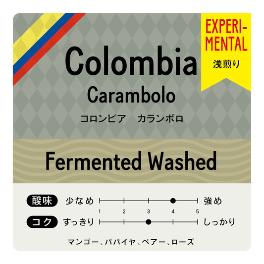 [豆] Colombia Carambolo Fermented Washed